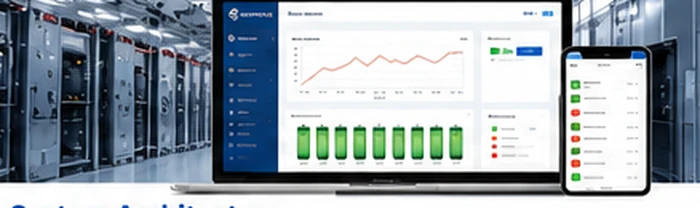 Battery monitoring system dashboard and architecture