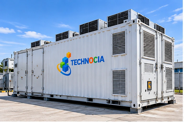 Containerised data centre manufactured by Technocia