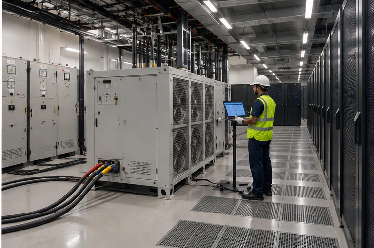 Load bank testing in critical data centre power environment